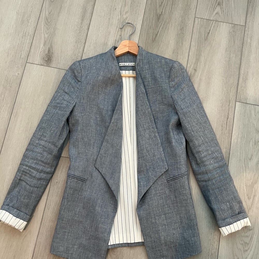 Alice + Olivia Gray Women's Blazer
